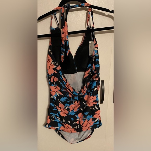 Summer Mae Maternity Halter Tankini Top, M - Picture 2 of 6